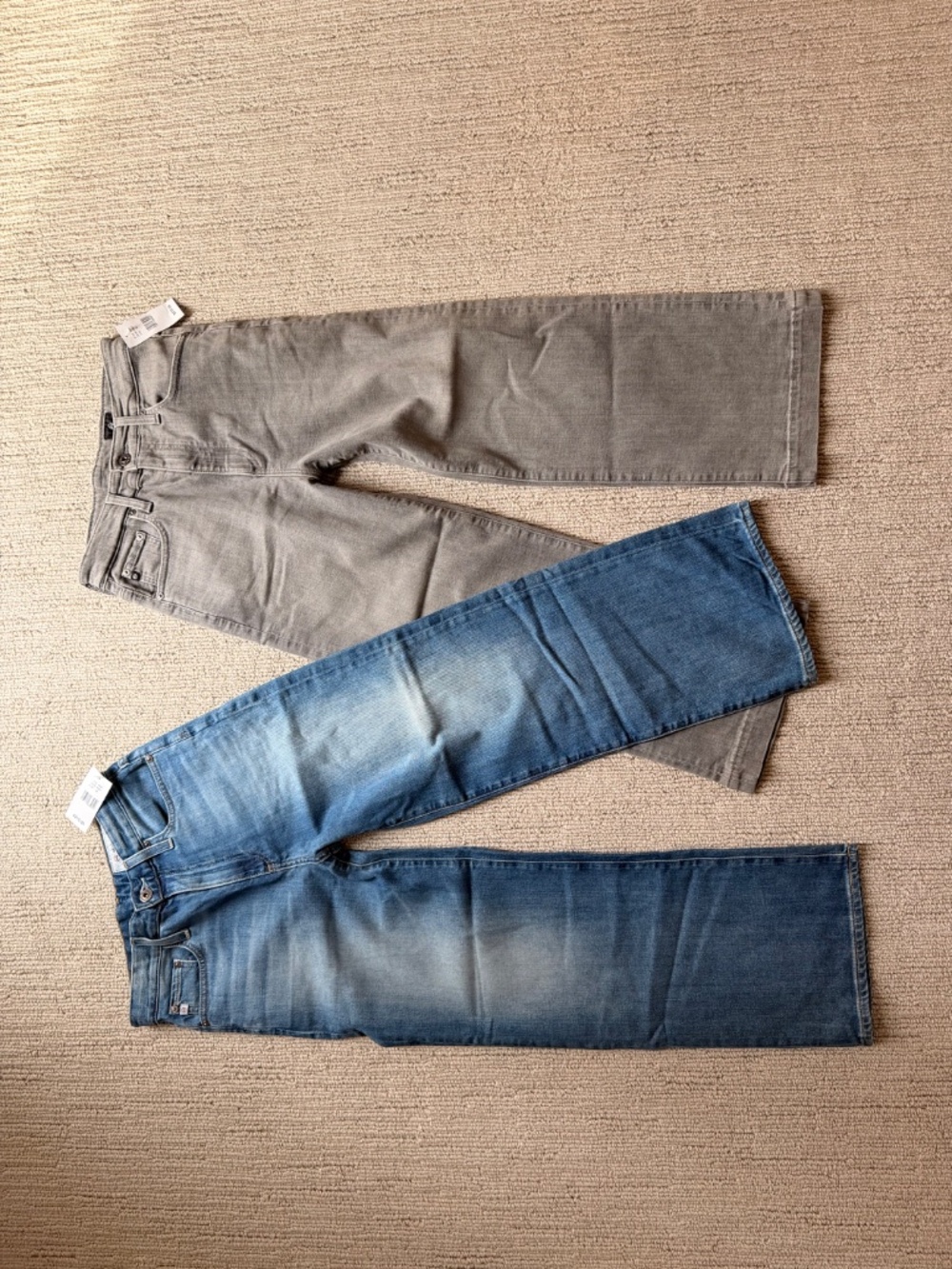AG Adriano Goldschmied 2Pair Wide Leg Crop Jeans Sz 26 NWT $430!! - Picture 5 of 5